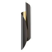 Kuzco Parducci 2-Light 26in Wall Vanity Light | Light Brass and Urban Bronze | Bathroom Vanity & Hallway | 40W E12 Damp Rated | Model WV319405UBLB