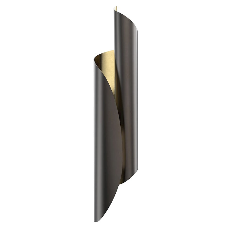 Kuzco Parducci 2-Light 26in Wall Vanity Light | Light Brass and Urban Bronze | Bathroom Vanity & Hallway | 40W E12 Damp Rated | Model WV319405UBLB