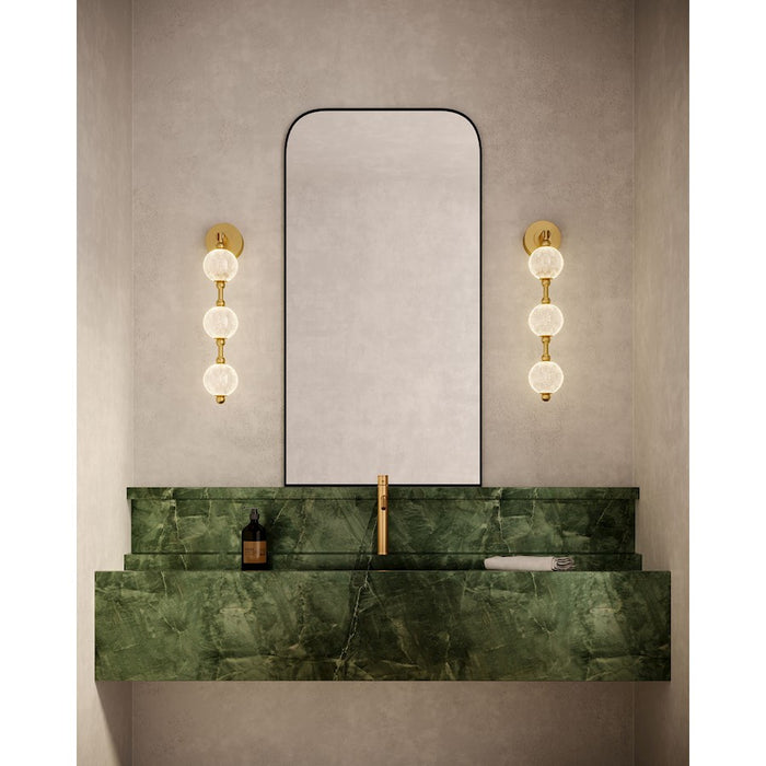 Alora Marni 23" Wall Vanity, Natural Brass