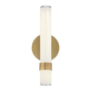 Alora Madison 14" LED Wall/Vanity Light, Brass/Glossy Opal - WV324114VBGO-UNV