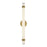Alora Madison 30" LED Wall/Vanity Light, Brass/Glossy Opal