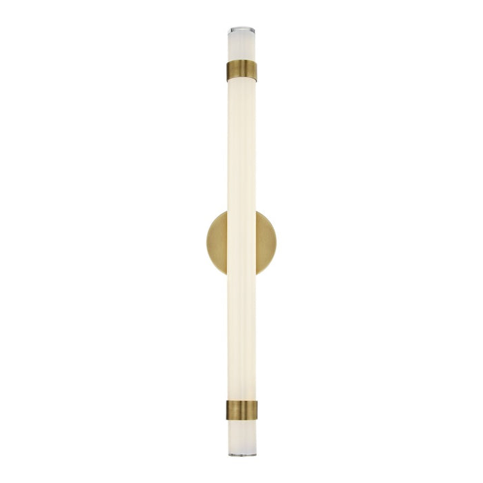 Alora Madison 30" LED Wall/Vanity Light, Brass/Glossy Opal