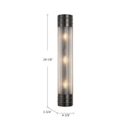 Kuzco Willard 24in 3-Light Vanity Light | Vintage Brass Steel and Opal Matte Glass | Bathroom Vanity & Powder Room | Model WV348224VBOP