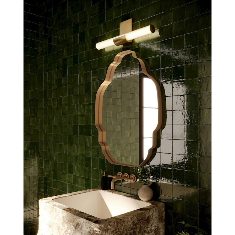 Alora Apollo 20" Wall Vanity, Vintage Brass