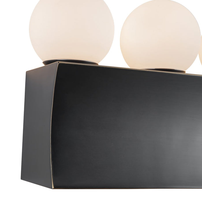 Kuzco Sinclair 12" Black Dimmable LED Bathroom Vanity Light, Urban Bronze