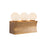 Kuzco Sinclair 12" Brass Dimmable LED Vanity Light, Vintage Brass