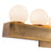 Kuzco Sinclair 21" Brass Dimmable LED Vanity Light, Vintage Brass