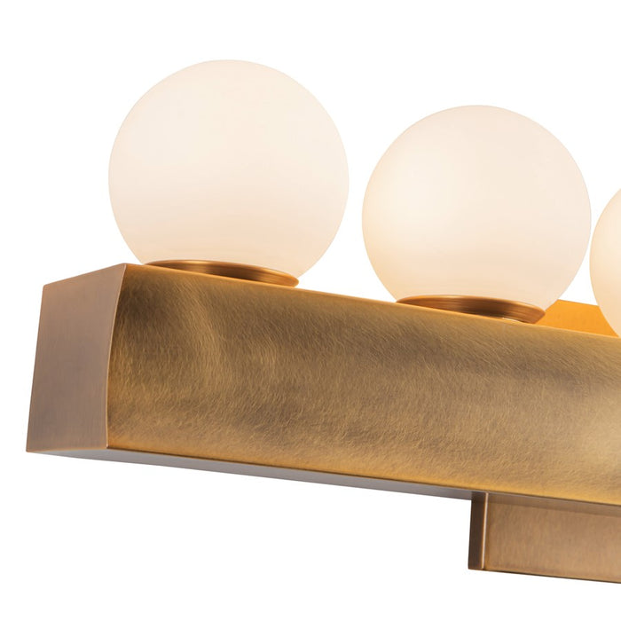 Kuzco Sinclair 21" Brass Dimmable LED Vanity Light, Vintage Brass
