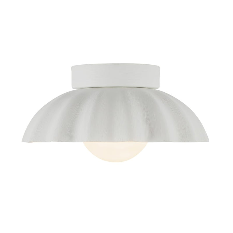 Kuzco Soleil 10" LED Wall/Vanity, White/Opal/Steel