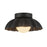 Kuzco Soleil 10" LED Wall/Vanity, Black/Opal/Steel