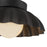Kuzco Soleil 10" LED Wall/Vanity, Black/Opal/Steel
