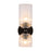 Kuzco Nelly 12" Socket Wall/Vanity Light, Black/Clear Glass - WV442612MBCR