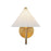 Kuzco Serena 8" Socket Wall/Vanity Light, Aged Gold/Opal Glass