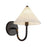Kuzco Serena 8" Socket Wall/Vanity Light, Black/Opal Glass - WV451808MBOP