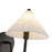 Kuzco Serena 8" Socket Wall/Vanity Light, Black/Opal Glass