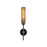 Kuzco Colby 20" Socket Wall/Vanity Light, Black/Tan Jute/Cotton