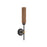 Kuzco Colby 20" Socket Wall/Vanity Light, Black/Tan Jute/Cotton