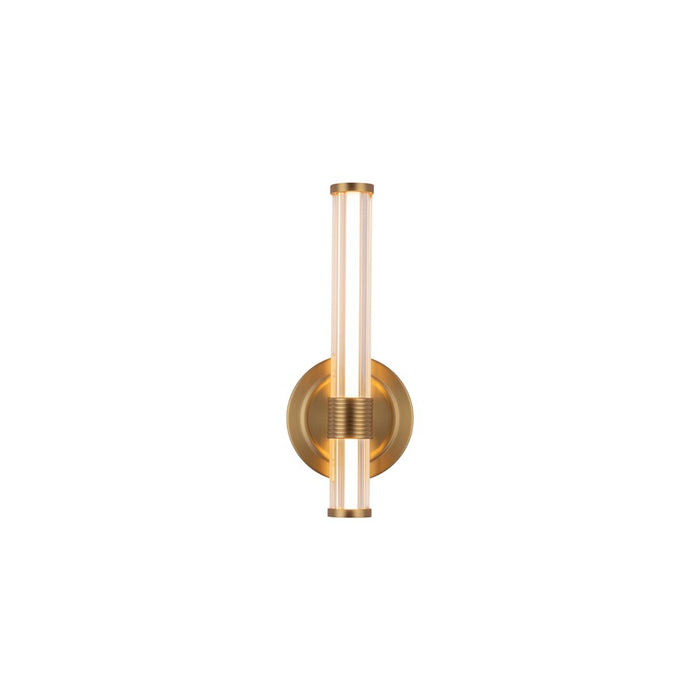 Kuzco Elsie 12" LED Wall/Vanity Light, Brushed Gold - WV509012BG-UNV