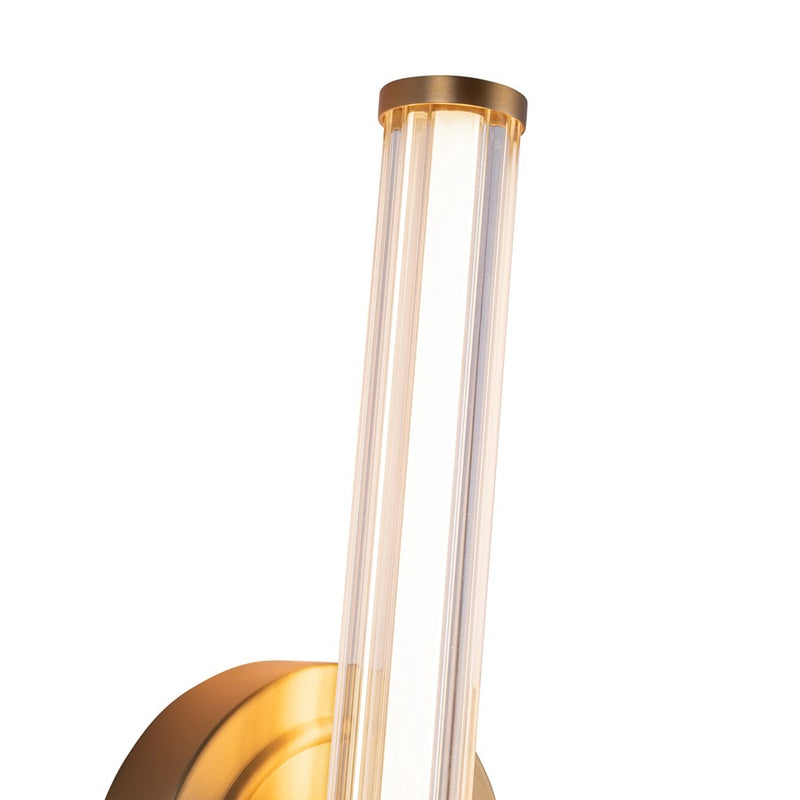 Kuzco Elsie 12" LED Wall/Vanity Light, Brushed Gold