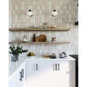 Kuzco Nora 1-Light Wall Vanity | Matte Black and Opal Matte Glass | Bathroom & Powder Room | 8 x 8.12 in, 9.88 in Extension | Model WV537508MBOP