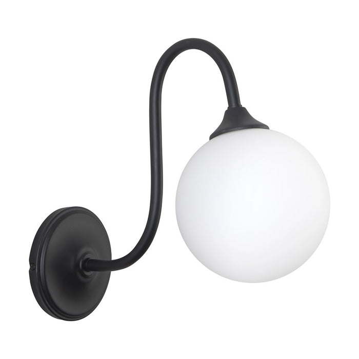Kuzco Bancroft 12" Black Bathroom Vanity Light, Matte Black