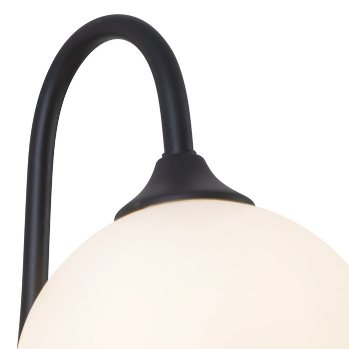 Kuzco Bancroft 12" Black Bathroom Vanity Light, Matte Black