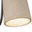 Kuzco Bromley 5" Black Bathroom Vanity Light, Matte Black/Travertine