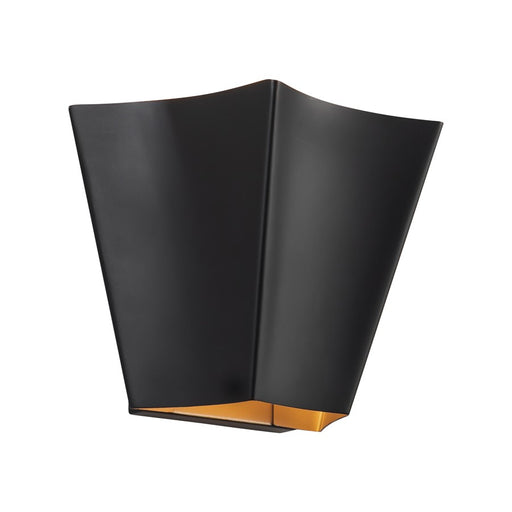 Kuzco Shelton 10" Black Bathroom Vanity Light, Matte Black