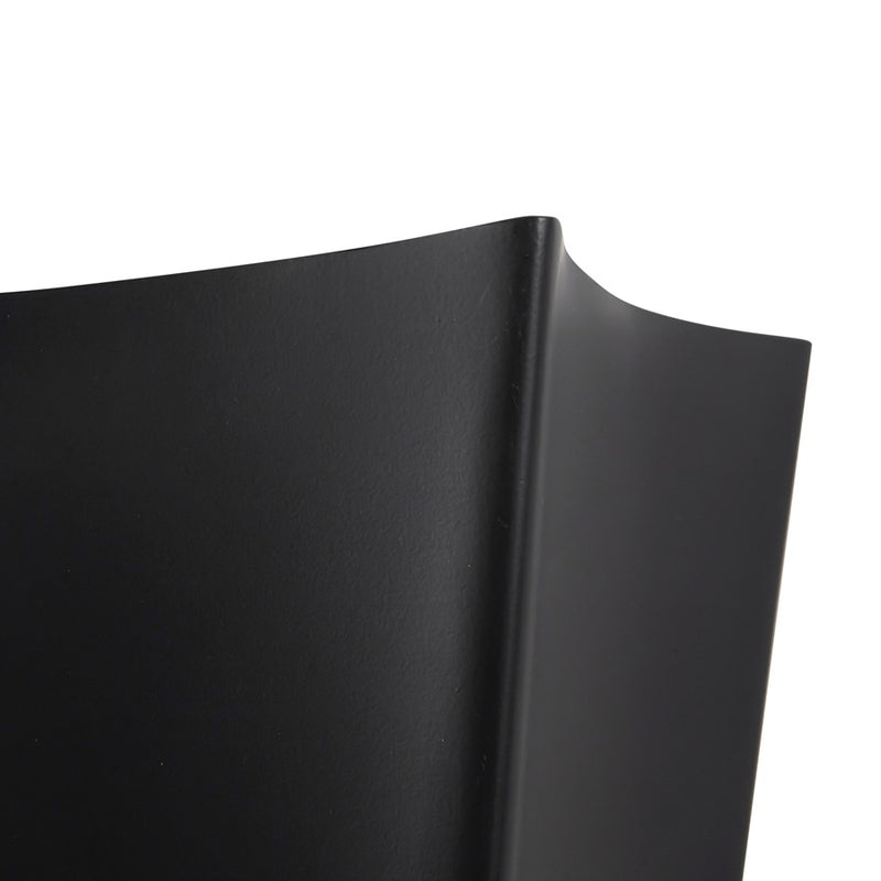 Kuzco Shelton 10" Black Bathroom Vanity Light, Matte Black