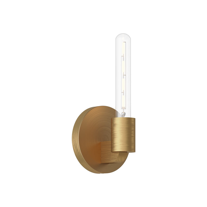 Kuzco Claire 5in 1-Light Wall Vanity | Aged Gold Steel | Bathroom Vanity & Powder Room | Model WV607201AG