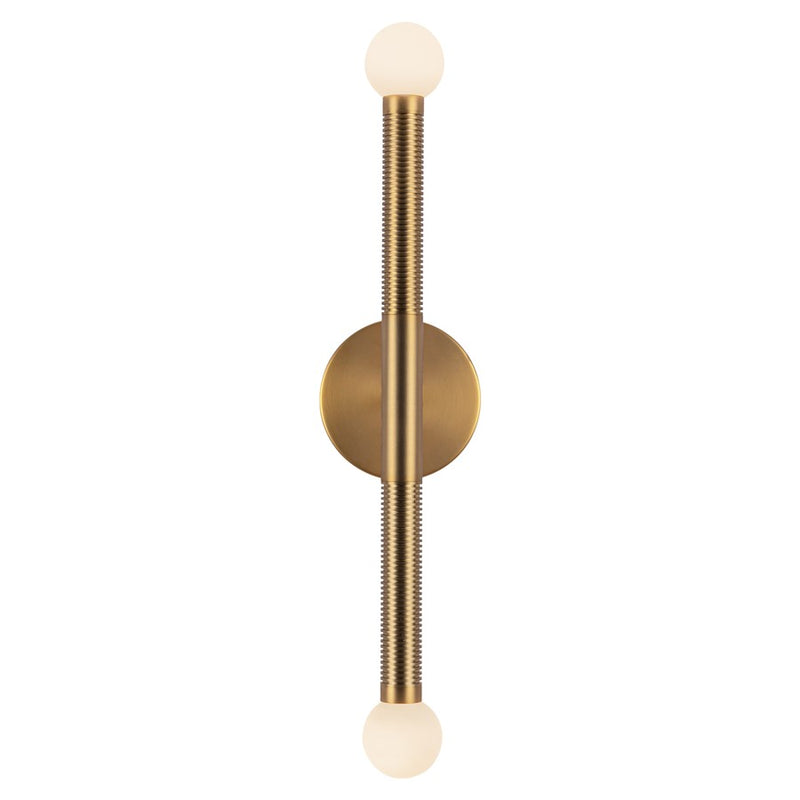 Kuzco Arden 23" LED Wall/Vanity Light, Gold/Opal Glass