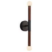 Kuzco Arden 23" LED Wall/Vanity Light, Black/Opal Glass - WV612223MBOP-UNV