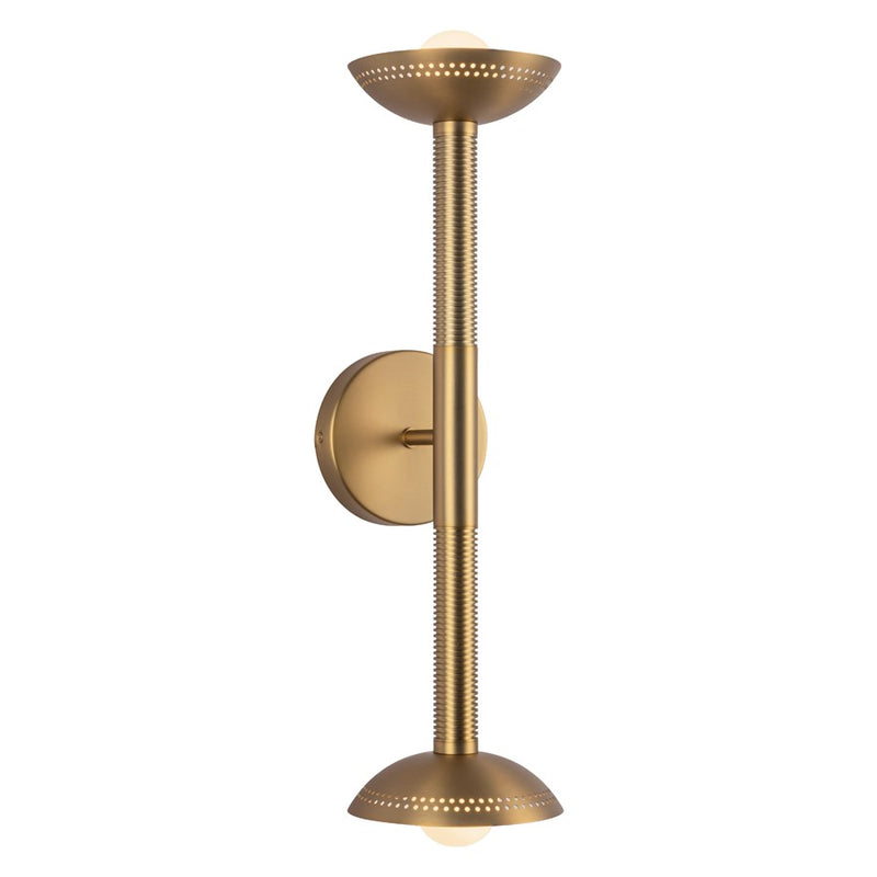 Kuzco Arden 23" LED Wall/Vanity Light/Shade, Gold/Opal/Steel - WV616223BGOP-UNV