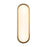 Kuzco Evelyn 16" Gold Dim LED Bathroom, Brushed Gold/Alabaster - WV653016BGAR
