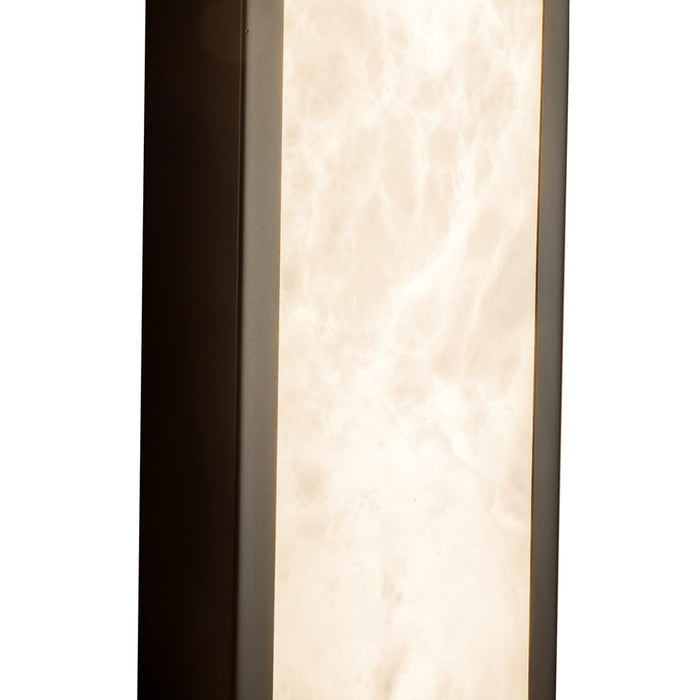 Kuzco Evelyn 16" Black Dimmable LED Bathroom, Matte Black/Alabaster