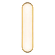 Kuzco Evelyn 22" Gold Dim LED Bathroom, Brushed Gold/Alabaster - WV653022BGAR