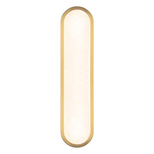 Kuzco Evelyn 22" Gold Dim LED Bathroom, Brushed Gold/Alabaster - WV653022BGAR