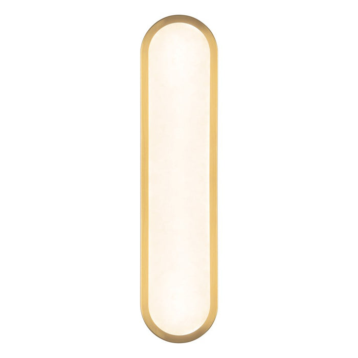 Kuzco Evelyn 22" Gold Dim LED Bathroom, Brushed Gold/Alabaster - WV653022BGAR