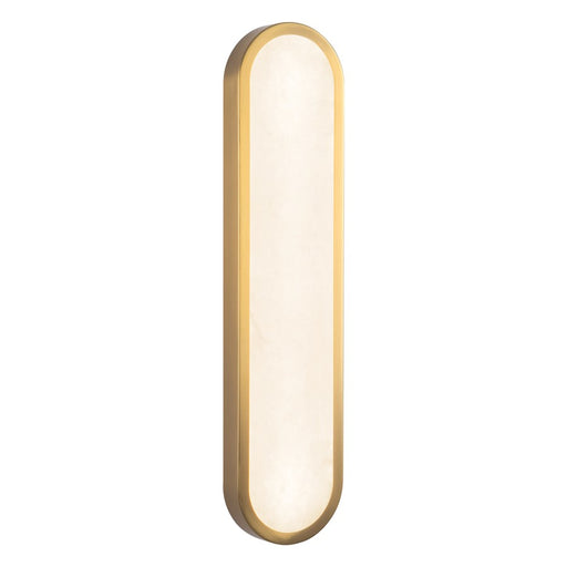 Kuzco Evelyn 22" Gold Dimmable LED Bathroom, Brushed Gold/Alabaster