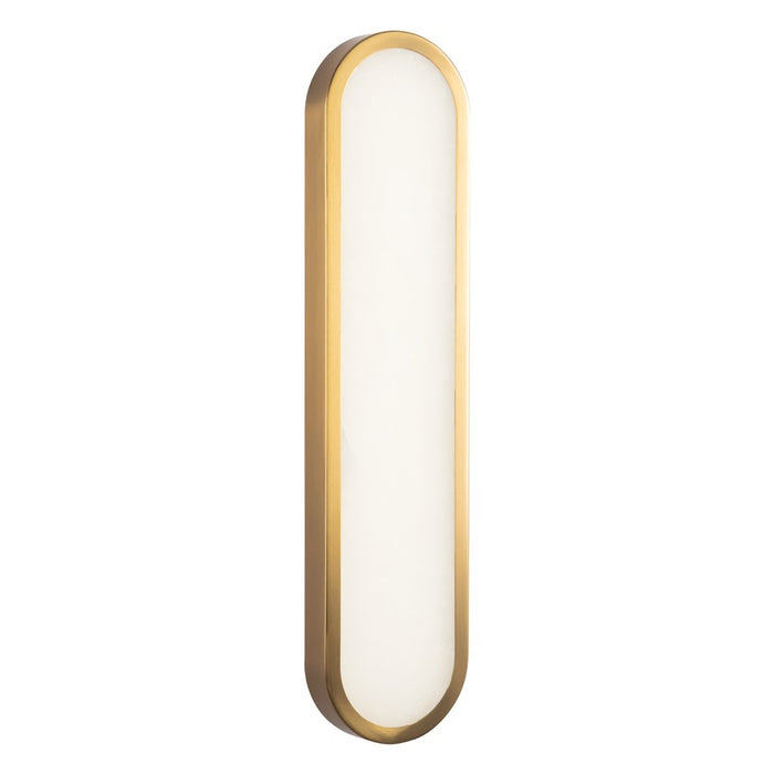 Kuzco Evelyn 22" Gold Dimmable LED Bathroom, Brushed Gold/Alabaster