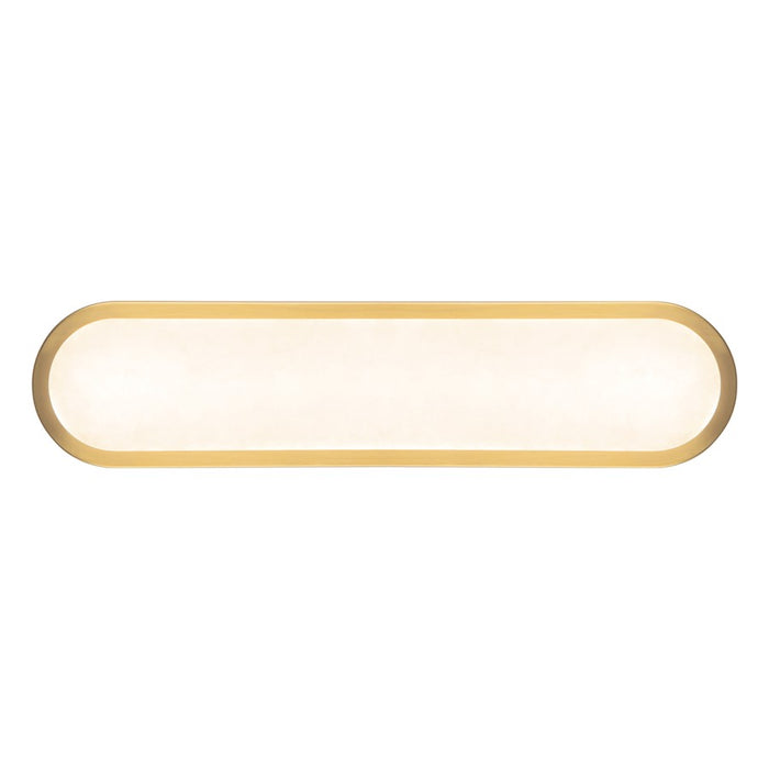 Kuzco Evelyn 22" Gold Dimmable LED Bathroom, Brushed Gold/Alabaster