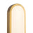 Kuzco Evelyn 22" Gold Dimmable LED Bathroom, Brushed Gold/Alabaster