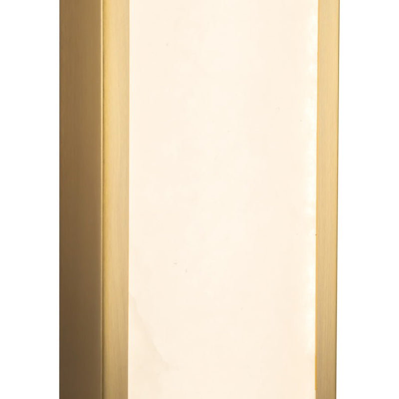 Kuzco Evelyn 22" Gold Dimmable LED Bathroom, Brushed Gold/Alabaster