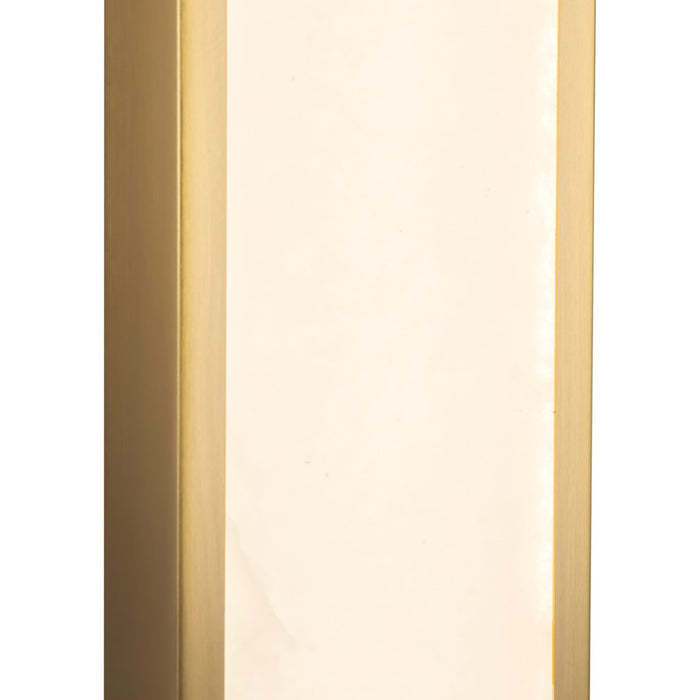 Kuzco Evelyn 22" Gold Dimmable LED Bathroom, Brushed Gold/Alabaster