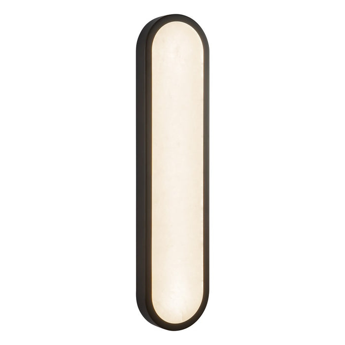 Kuzco Evelyn 22" Black Dimmable LED Bathroom, Matte Black/Alabaster