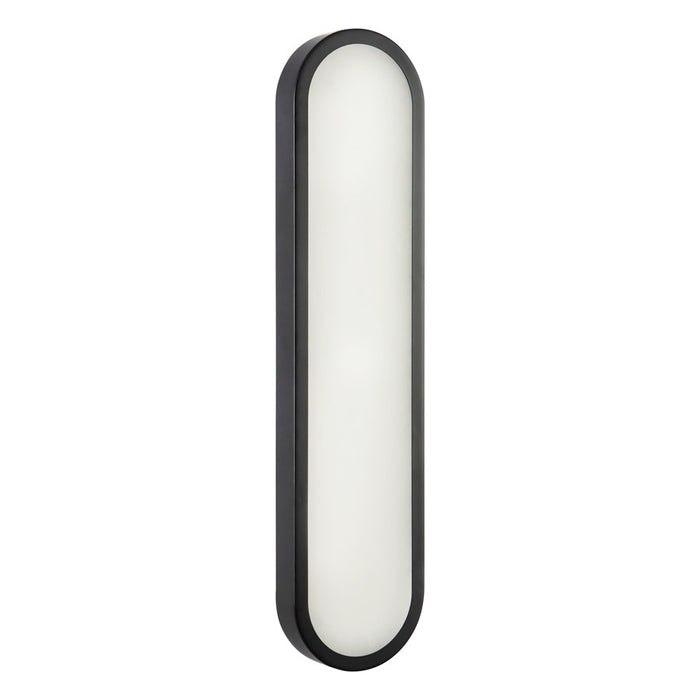 Kuzco Evelyn 22" Black Dimmable LED Bathroom, Matte Black/Alabaster