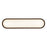 Kuzco Evelyn 22" Black Dimmable LED Bathroom, Matte Black/Alabaster