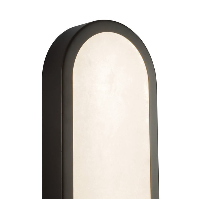 Kuzco Evelyn 22" Black Dimmable LED Bathroom, Matte Black/Alabaster