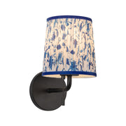 Kuzco Scout 10" Blk Bathroom Vanity Light, Matte Blk/Blue Linen - WV675106MBBL