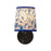 Kuzco Scout 10" Black Bathroom Vanity Light, Matte Black/Blue Linen